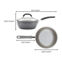 Rachael Ray Create Delicious 3-qt. Non-Stick Everything Pan with Lid
