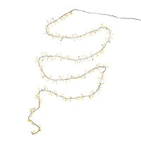 Kurt Adler 300-Light  Cluster Garland with Classic White LED Twinkle Lights