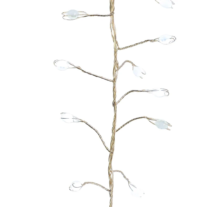 Kurt Adler 300-Light Cluster Garland Cool White LED Twinkle Lights