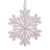 Kurt Adler 4-Inch Elegant Snowflake Ornament with Swarovski Elements