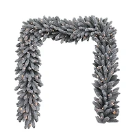 Kurt Adler 9-Foot Battery-Operated Warm White LED Vail Pine Garland
