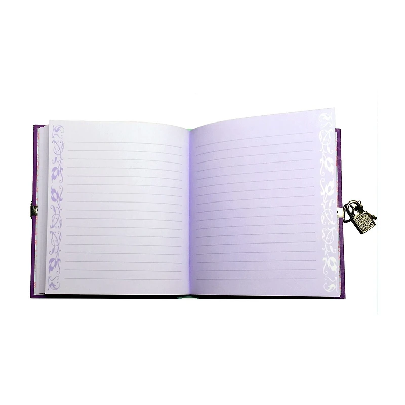 Eeboo Unicorn Hardcover Journal With Lock And Key Art Set