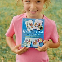 Eeboo What Do I Do? Conversation Flashcards 50-pc. Card Game