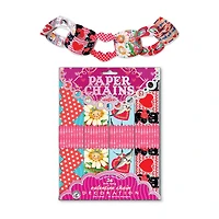 Eeboo Valentine Paper Chain - 120 Links Paper Craft