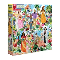 Eeboo Piece And Love Poet'S Garden 1000 Piece Square 1000-pc. Puzzle