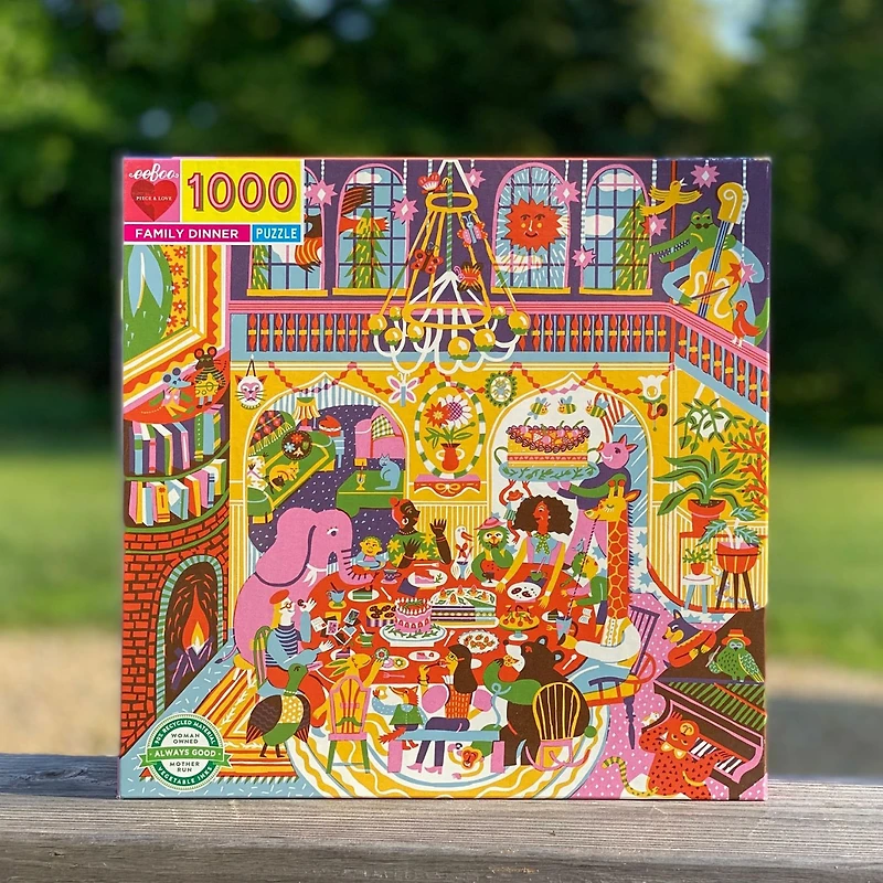 Eeboo Piece And Love Family Dinner Night 1000 Piece 1000-pc. Puzzle