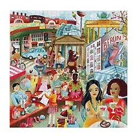 Eeboo Piece And Love Berlin Life 1000 Piece Square 1000-pc. Puzzle