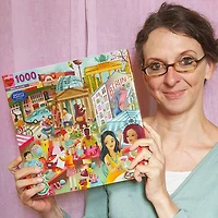 Eeboo Piece And Love Berlin Life 1000 Piece Square 1000-pc. Puzzle