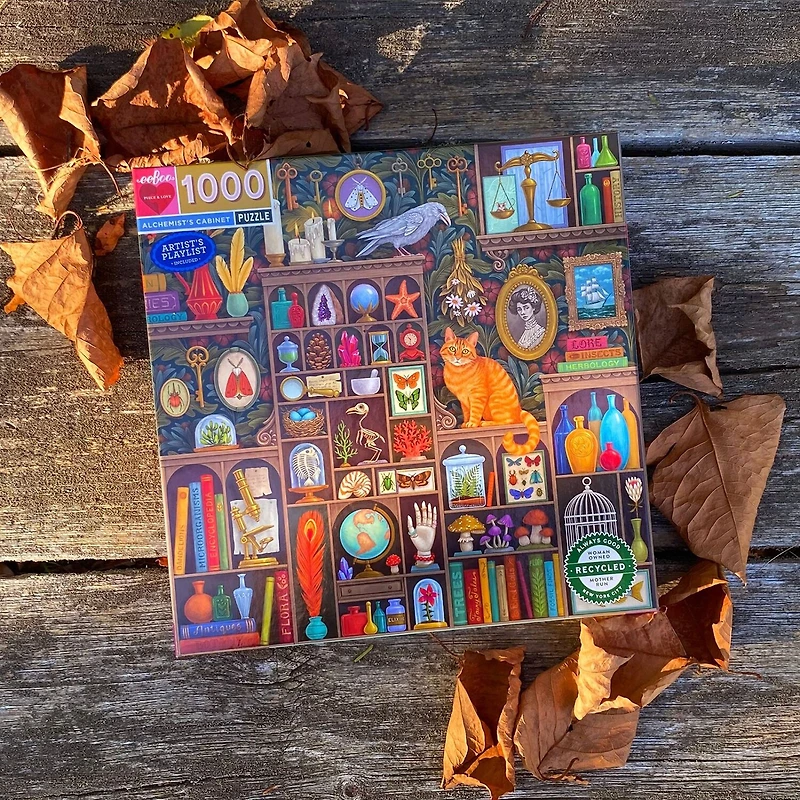 Eeboo Piece And Love Alchemist Cabinet 1000 Piece By Illustrator Vasilisa Romanenko 1000-pc. Puzzle