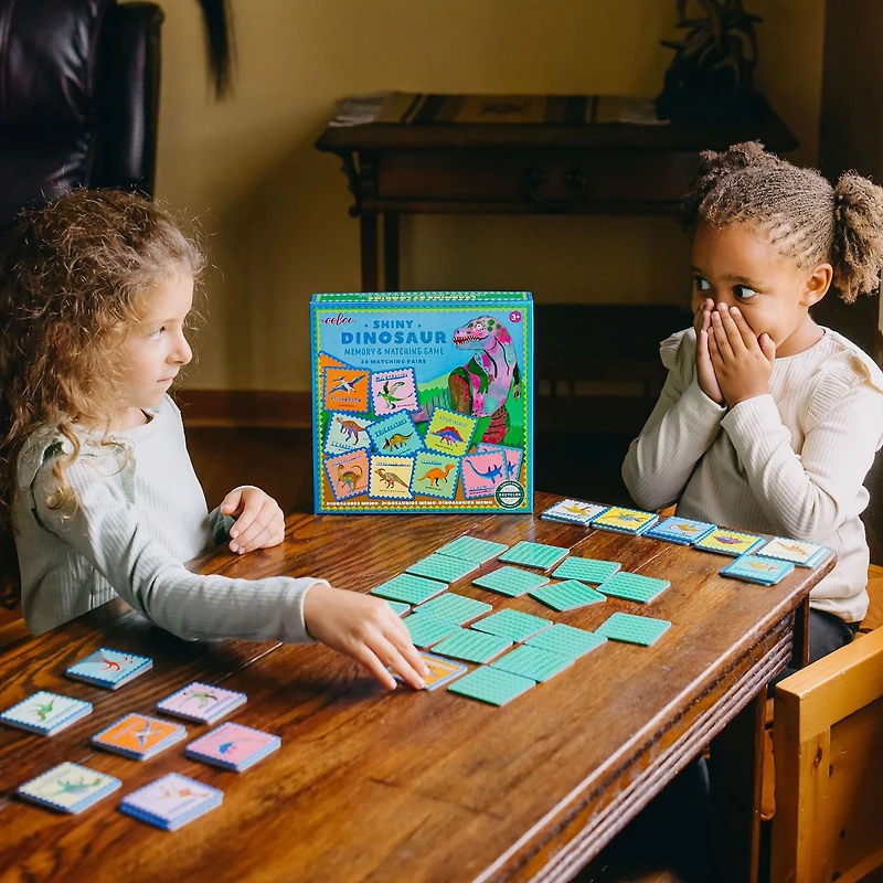Eeboo Shiny Dinosaur Is A Gender Neutral Memory Matching Game Brain Game