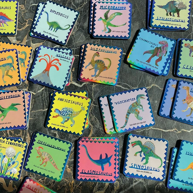 Eeboo Shiny Dinosaur Is A Gender Neutral Memory Matching Game Brain Game