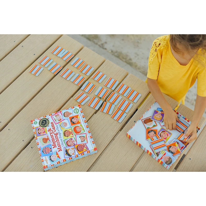 Eeboo I Never Forget A Face Memory And Matching Game 48-pc. Puzzle
