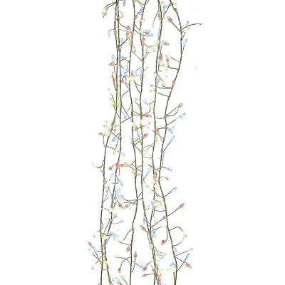 Kurt Adler 300-Light Multicolored Superbright LED Cluster Light Set