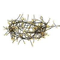 Kurt Adler 240-Light Twinkle Cool White LED LED Cluster Garland with Green Wire