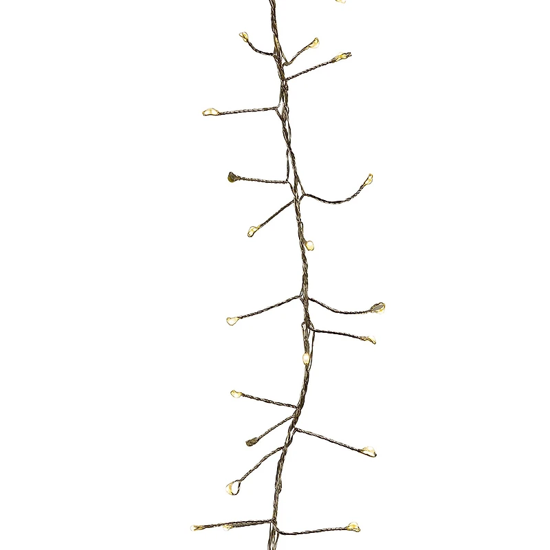 Kurt Adler 24-Foot 720-Light Warm White Twinkle LED Fairy Cluster Garland