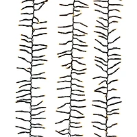 Kurt Adler 480-Light 16-Foot Connectable Warm White LED Cluster Garland