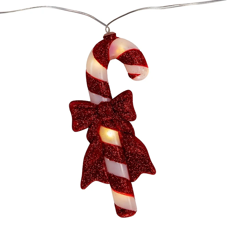 Kurt Adler 30-Light 5 Piece Battery-Operated Candy Canes Light Set