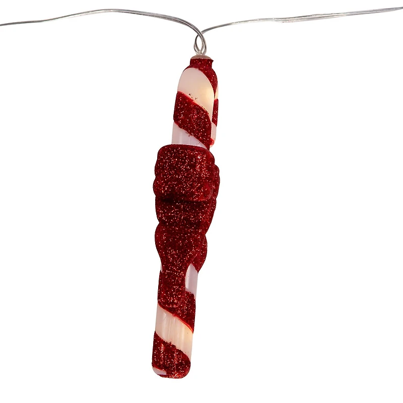 Kurt Adler 30-Light 5 Piece Battery-Operated Candy Canes Light Set