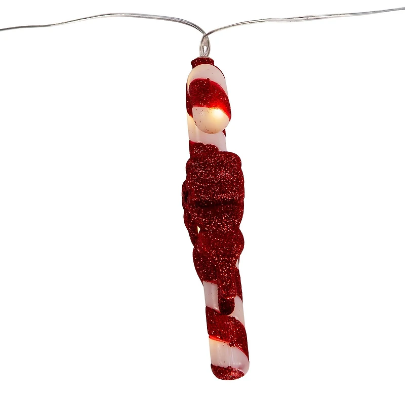 Kurt Adler 30-Light 5 Piece Battery-Operated Candy Canes Light Set