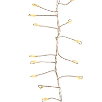 Kurt Adler 240-Light Fairy Cluster Garland with Cool White LED Twinkle Lights