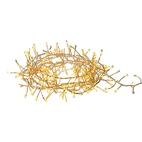 Kurt Adler 240-Light Fairy Cluster Garland with Cool White LED Twinkle Lights