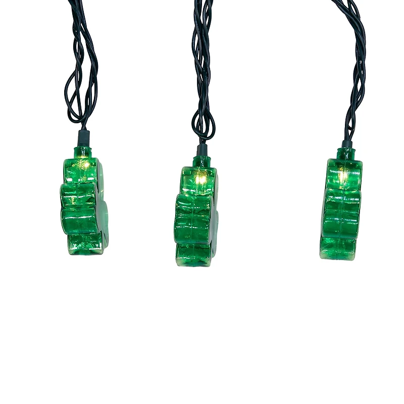 Kurt Adler UL 10-Light Shamrock Light Set
