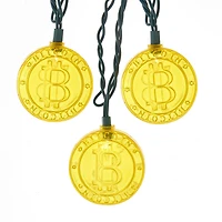 Kurt Adler UL 10-Light Bitcoin Light Set