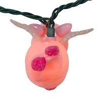 Kurt Adler UL 10-Light Flying Pig Light Set