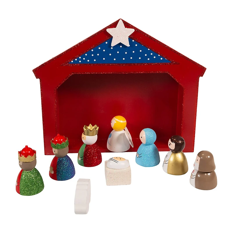 Kurt Adler 10-pc. Nativity Set