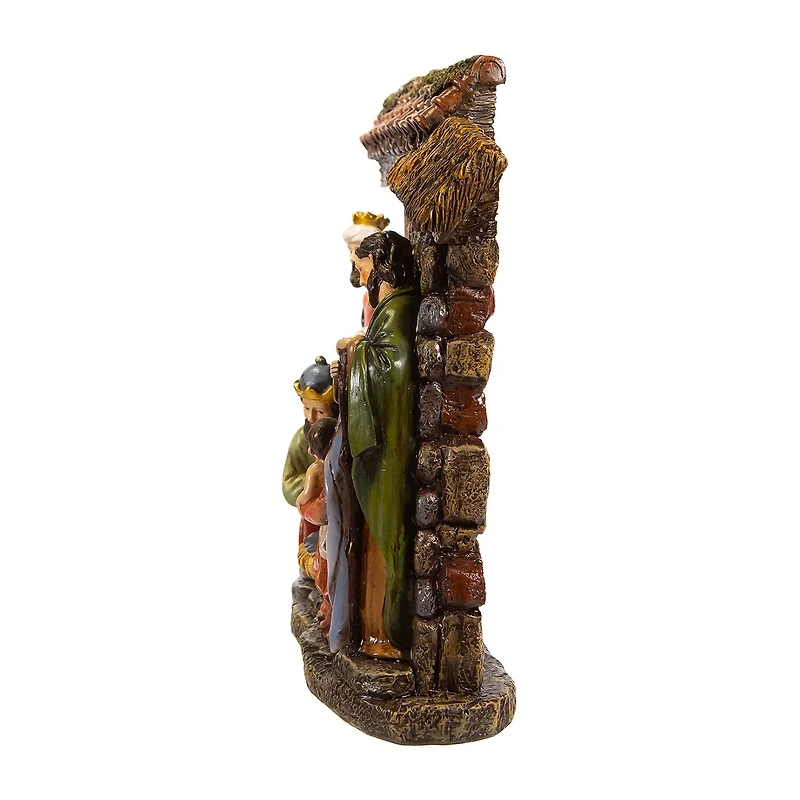Kurt Adler 10-Inch Resin Nativity Scene Table Piece