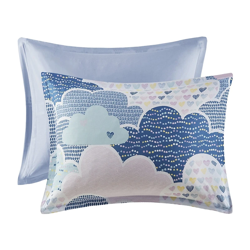 Intelligent Design Bliss 100 % Cotton Comforter Set with Decorative Pillows