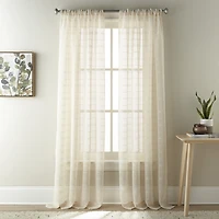 Stratford Park Karina Rod Pocket Sheer Set of 2 Curtain Panel