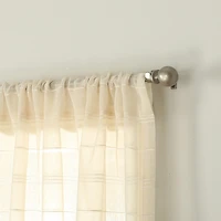 Stratford Park Karina Rod Pocket Sheer Set of 2 Curtain Panel