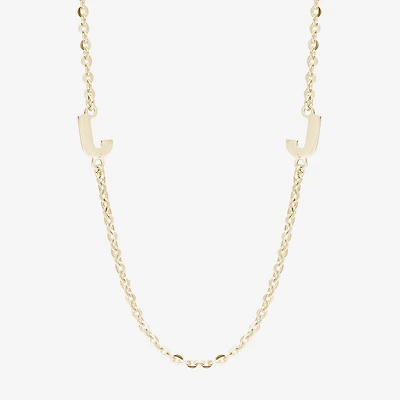 Womens 14K Gold Over Silver 16 Inch Cable Chain Necklace