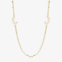 Womens 14K Gold Over Silver 16 Inch Cable Chain Necklace