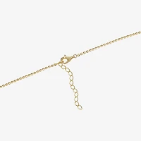 Womens 14K Gold Over Silver 16 Inch Cable Chain Necklace