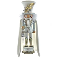 Kurt Adler 18-Inch Hollywood White Snowflake Soldier Battery-Operated LED Nutcracker