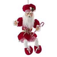 Kurt Adler 17-Inch Kringle Klaus Peppermint Chef Santa