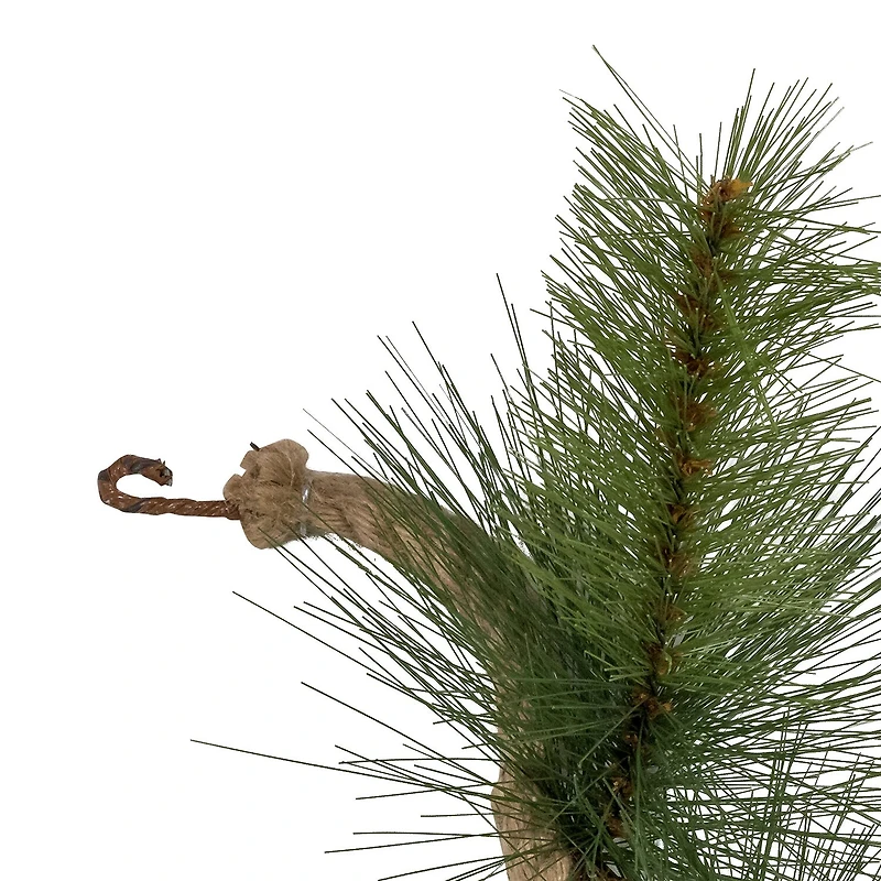 Kurt Adler 4-Foot Needle Pine Rope Garland with Pinecones