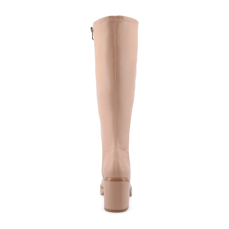 Journee Collection Womens Alondra Block Heel Dress Boots