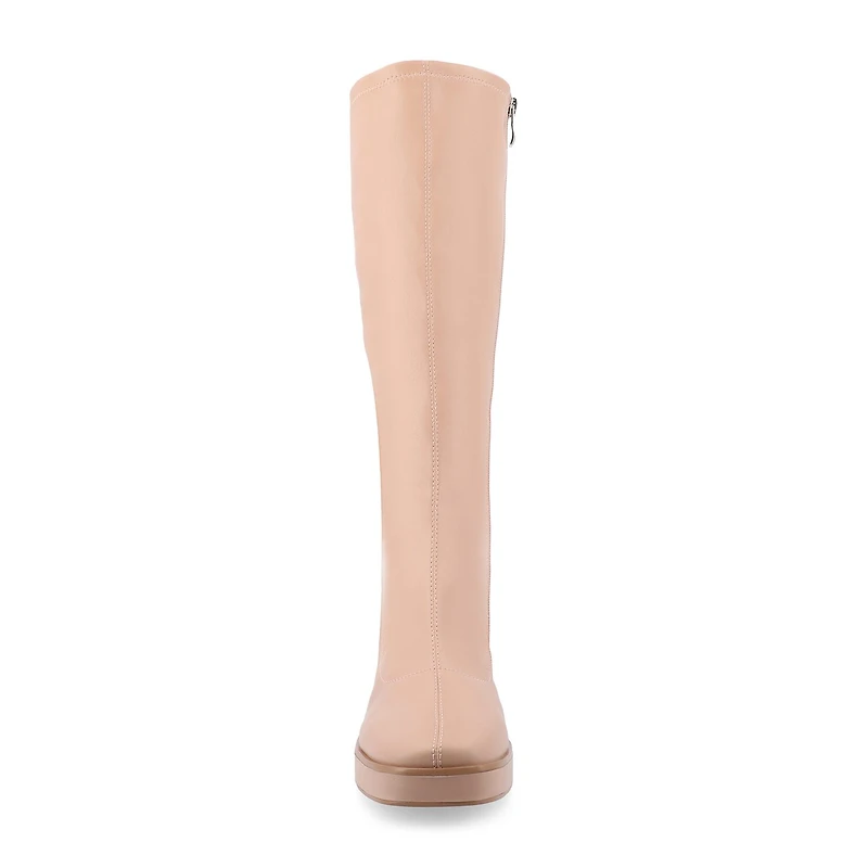Journee Collection Womens Alondra Block Heel Dress Boots