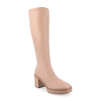 Journee Collection Womens Alondra Block Heel Dress Boots