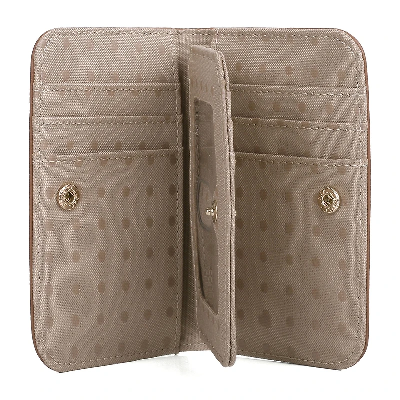 Dopp Snap Card Case Womens Rfid Blocking Wallet