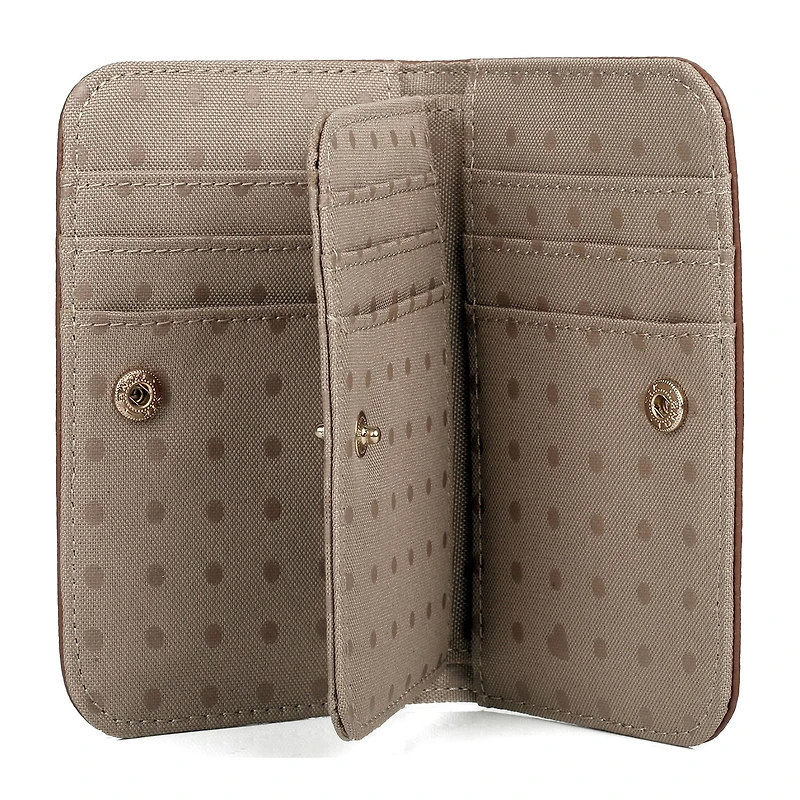 Dopp Snap Card Case Womens Rfid Blocking Wallet