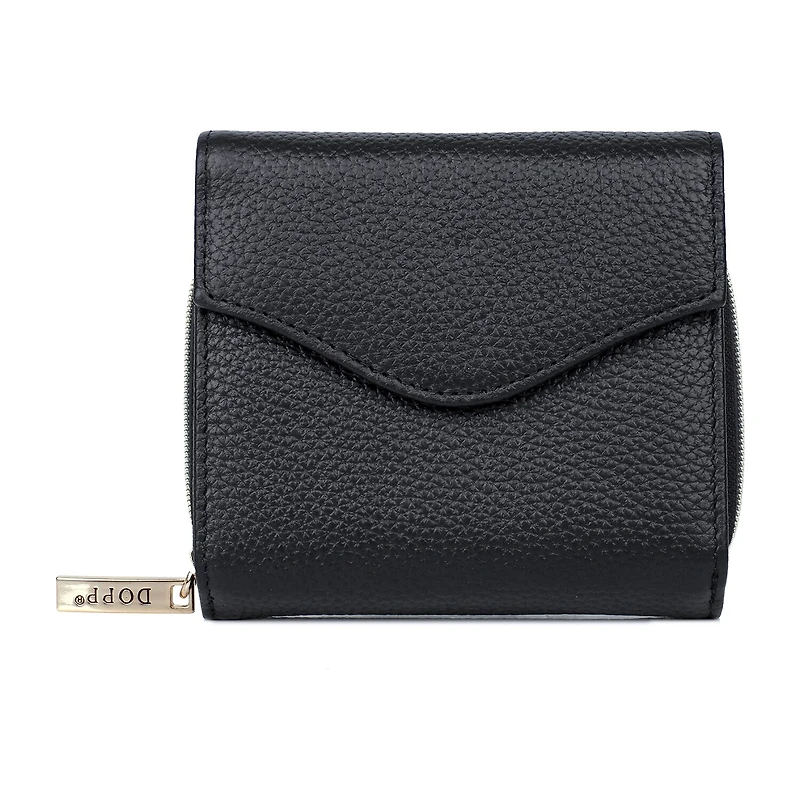 Dopp Accordion Zip French Womens Rfid Blocking Front Pocket Wallet