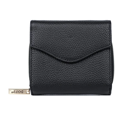 Dopp Accordion Zip French Womens Rfid Blocking Front Pocket Wallet