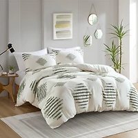 INK+IVY Tahli Cotton Blend 3-pc. Duvet Cover Set