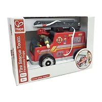 Hape Fire Truck Playset 3-pc. Toy Playset