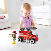 Hape Fire Truck Playset 3-pc. Toy Playset
