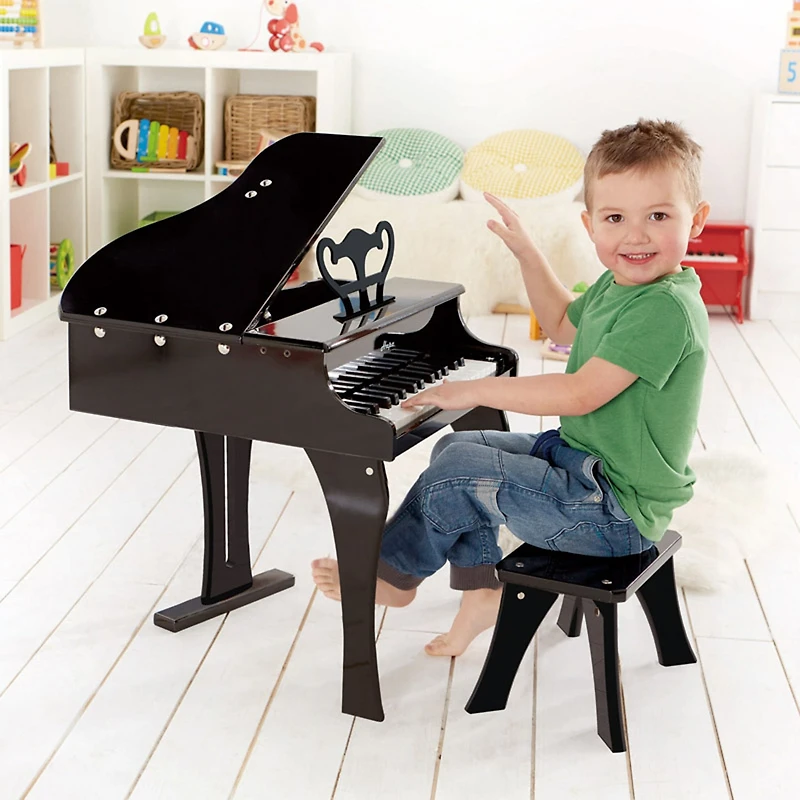 Hape Happy Grand Piano - Black Musical Instrument